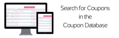 Coupon Database .